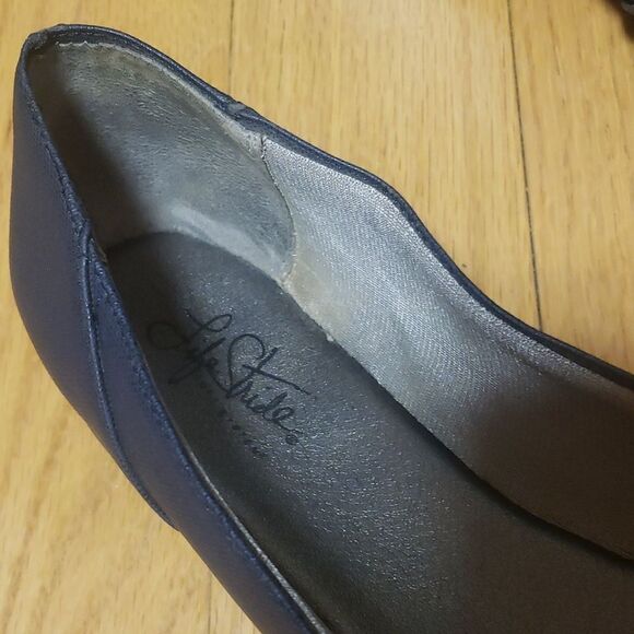 Life Stride Soft System Navy Blue Flats - Picture 9 of 9